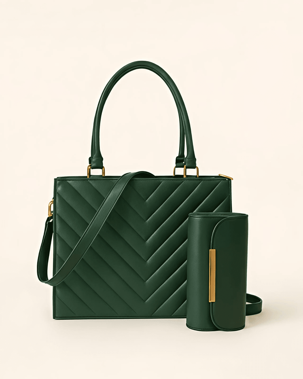 Aleen Quilted Tote - Image 1
